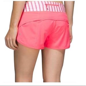 Beautiful NWOT Lululemon Speed Shorts
